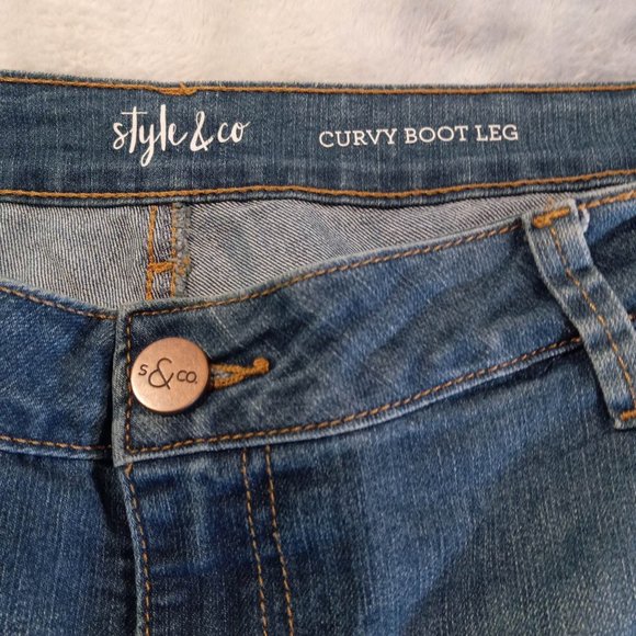 Style & Co Curvy and Boot Legg Jeans - Picture 4 of 4